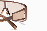 Brown  Crystal Brown Side Lens w /PB pattern LE MASQUE Lunettes de soleil