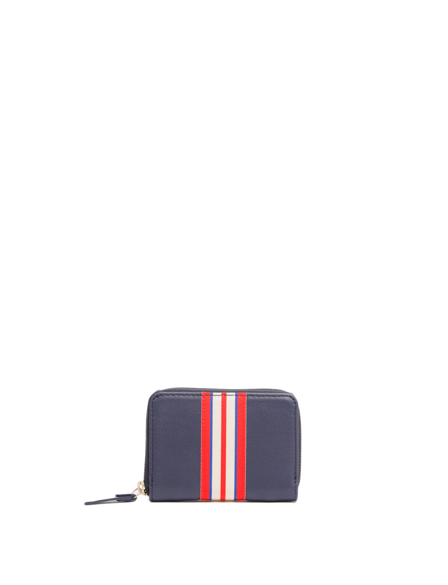 10qty NEW  / Portefeuille Le Parisien S en cuir -  Blue Navy