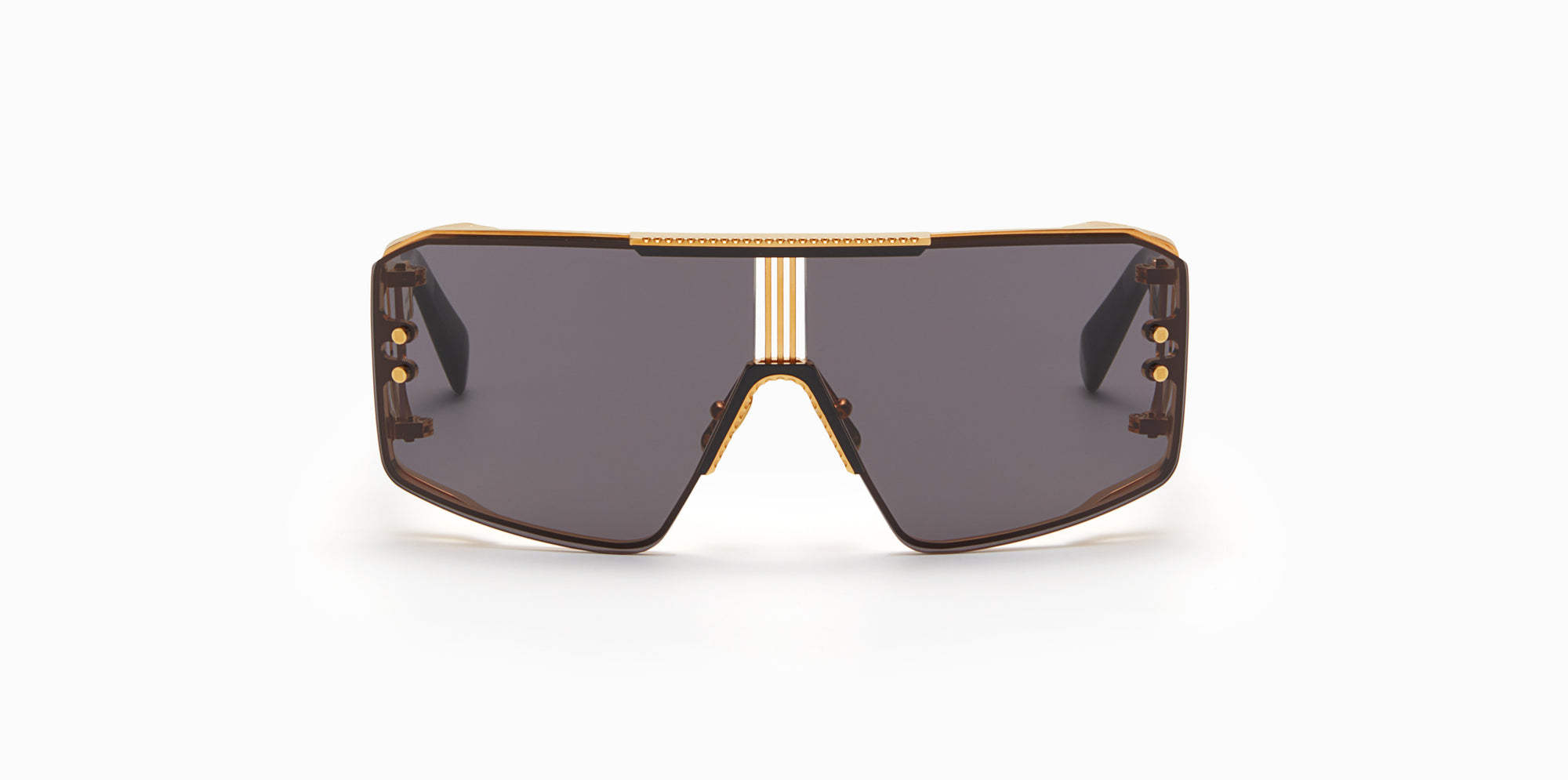 Gold Black Side Lens w /PB pattern LE MASQUE Lunettes de soleil