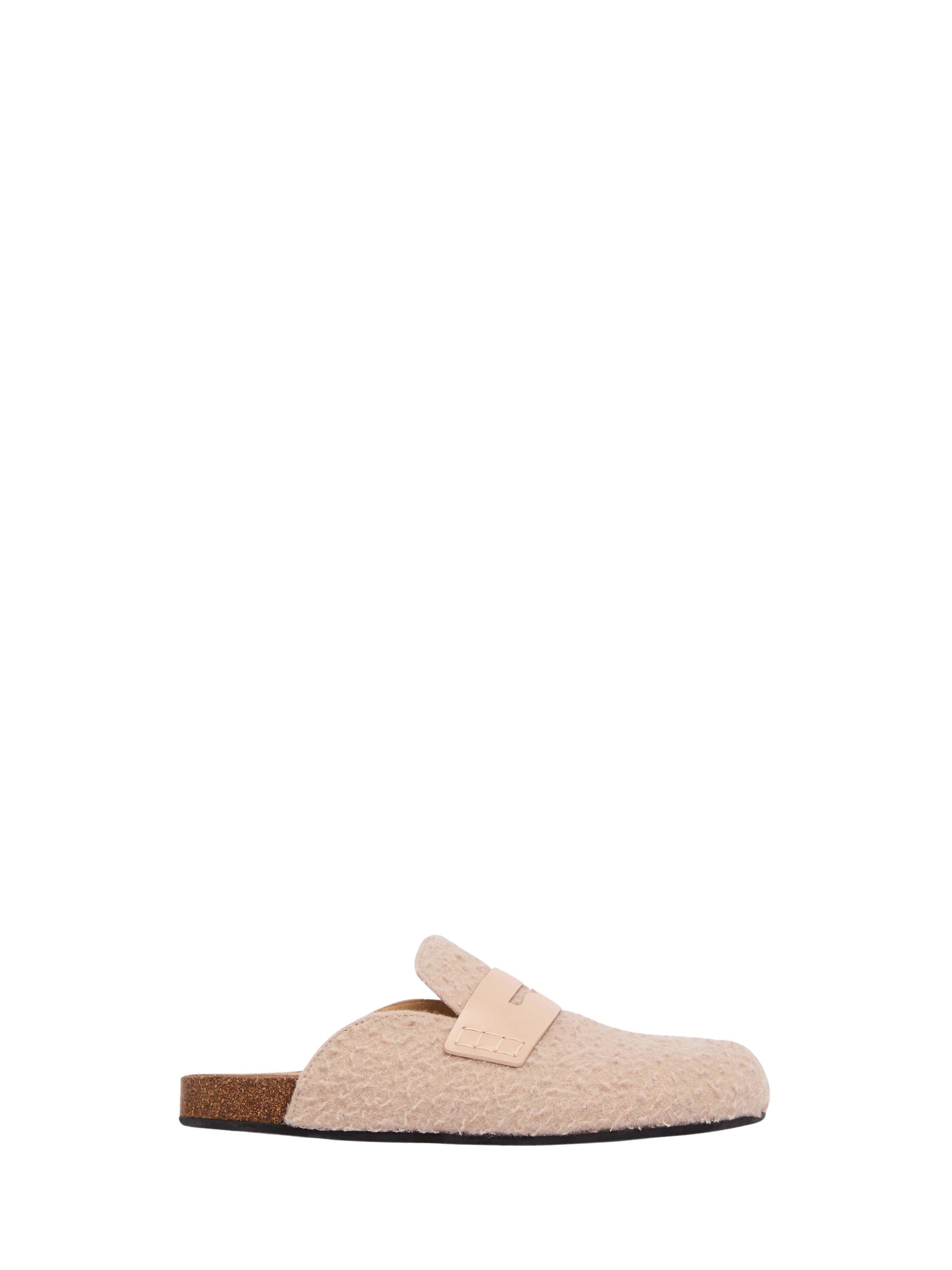 Mocassin En Feutre M - Beige