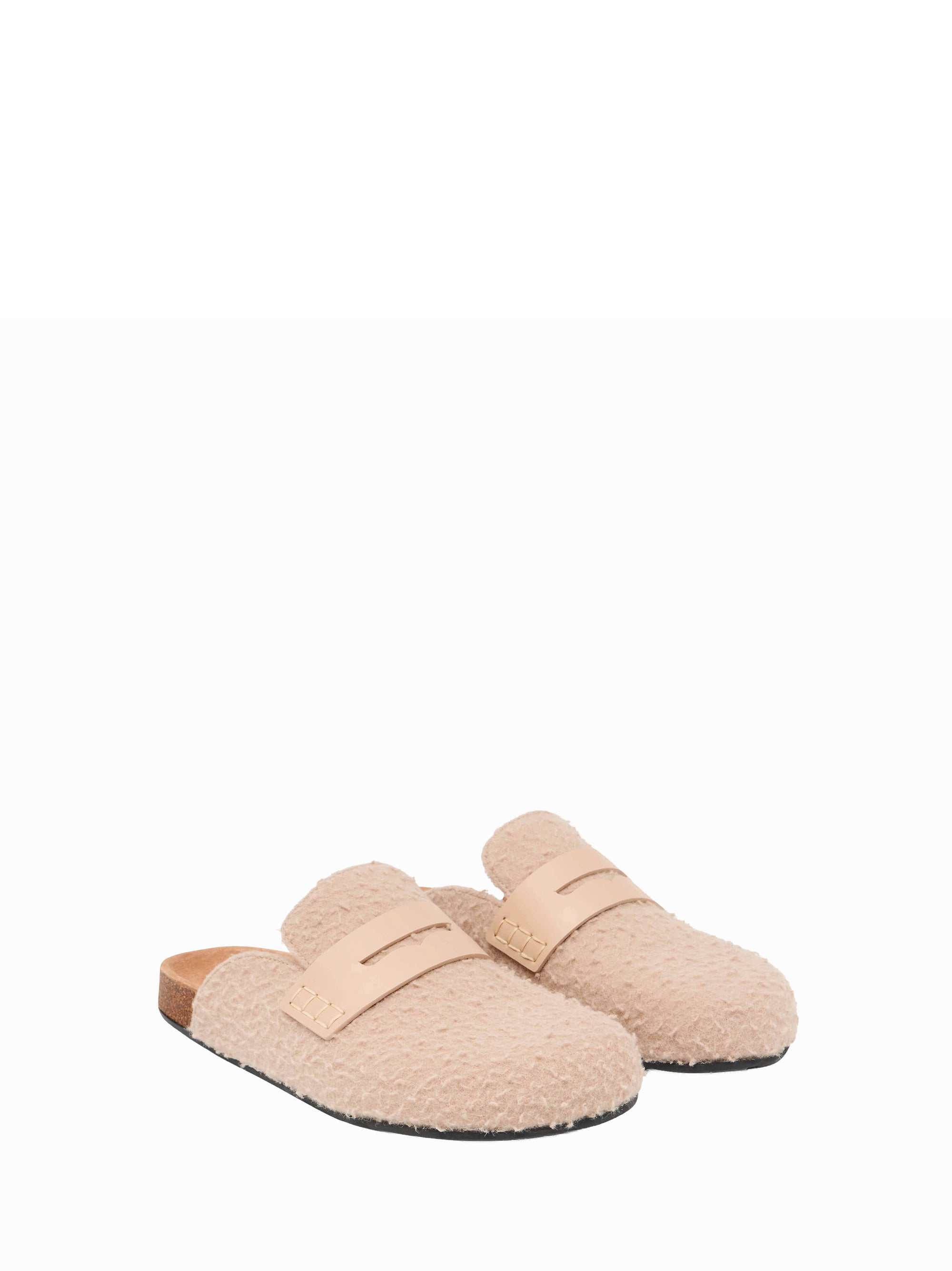 Mocassin En Feutre M - Beige