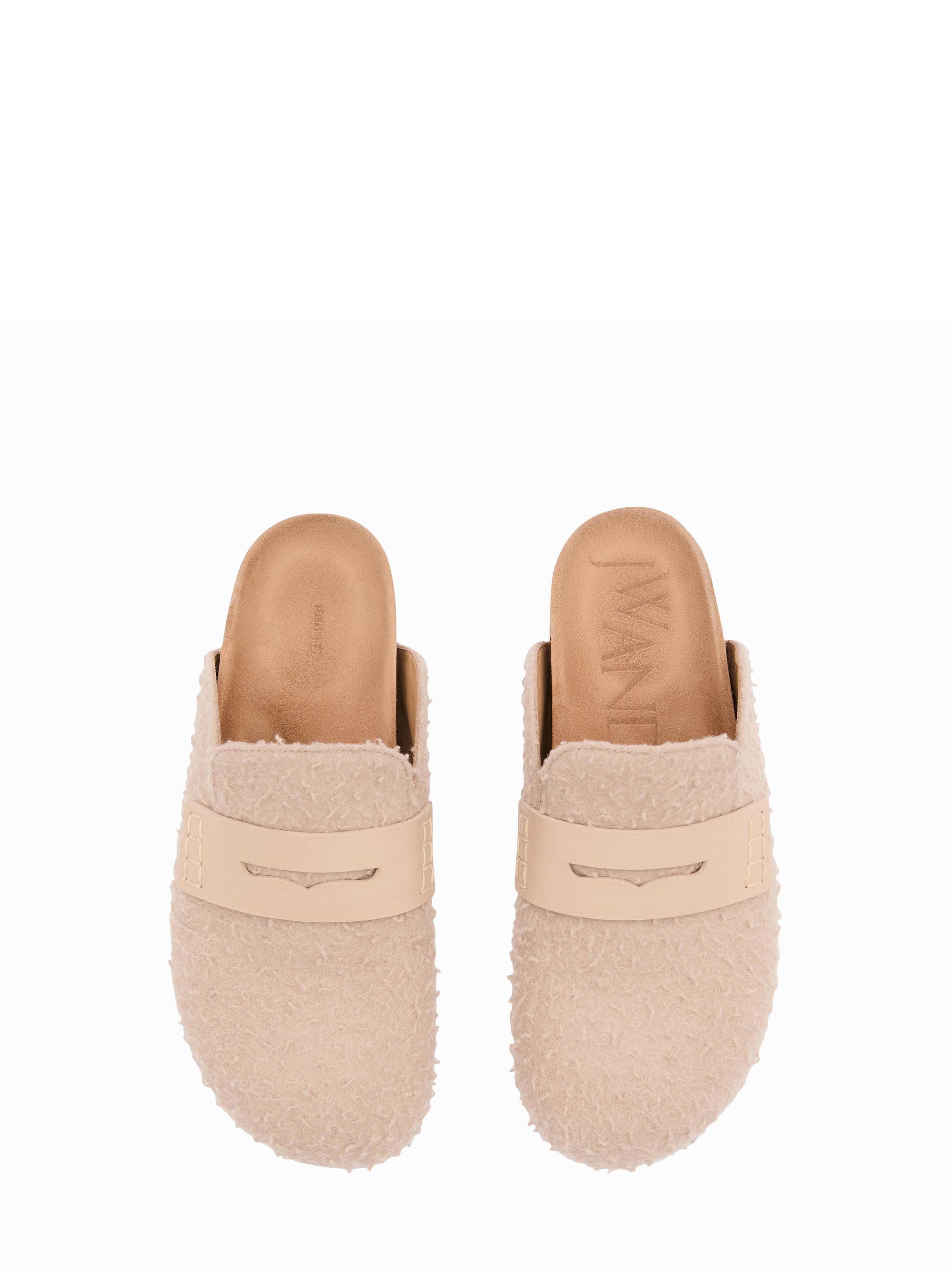 Mocassin En Feutre M - Beige