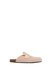 Mocassins En Feutre W - Beige