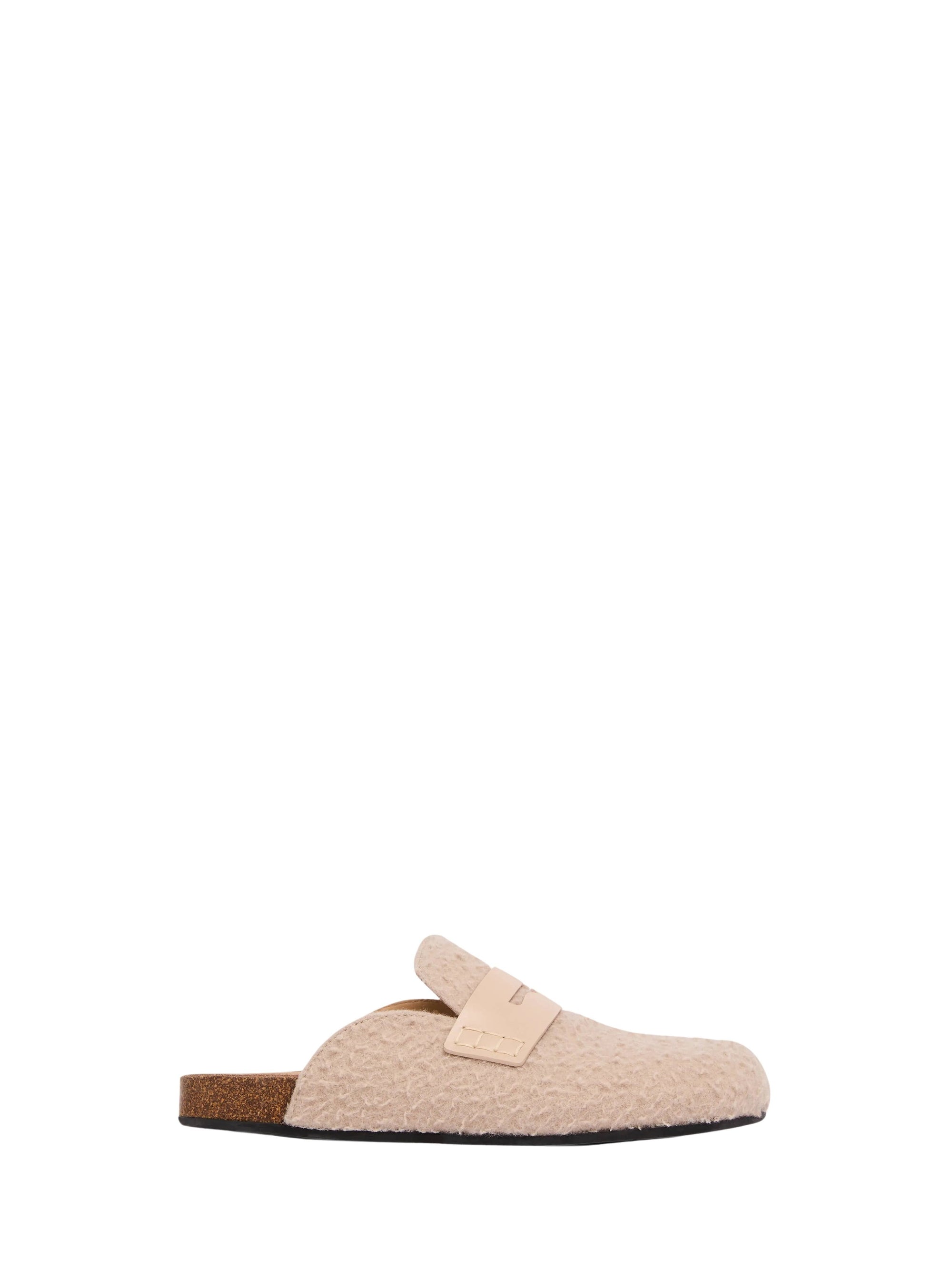 Mocassins En Feutre W - Beige