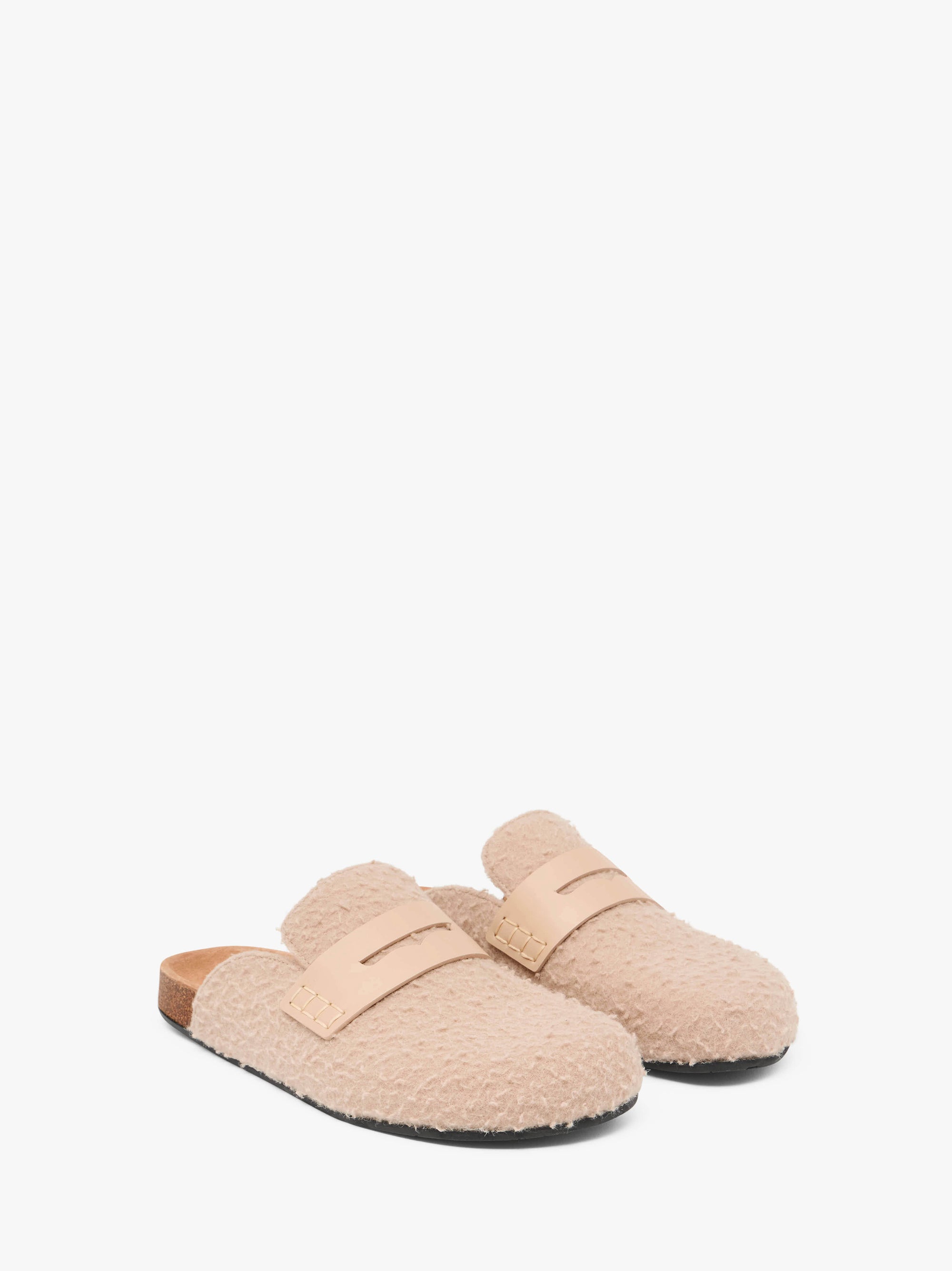 Mocassins En Feutre W - Beige