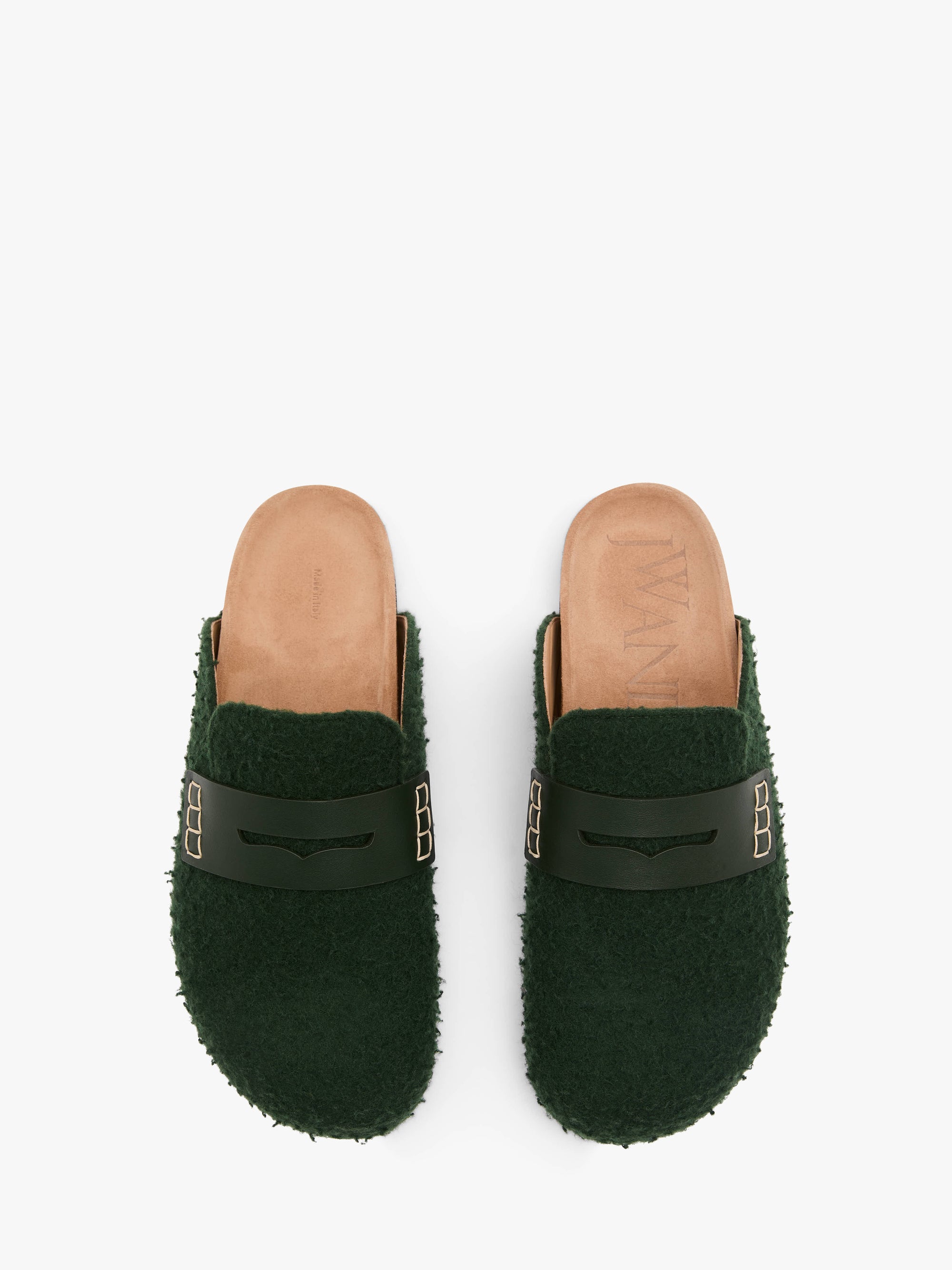 Mocassins En Feutre W - Pine