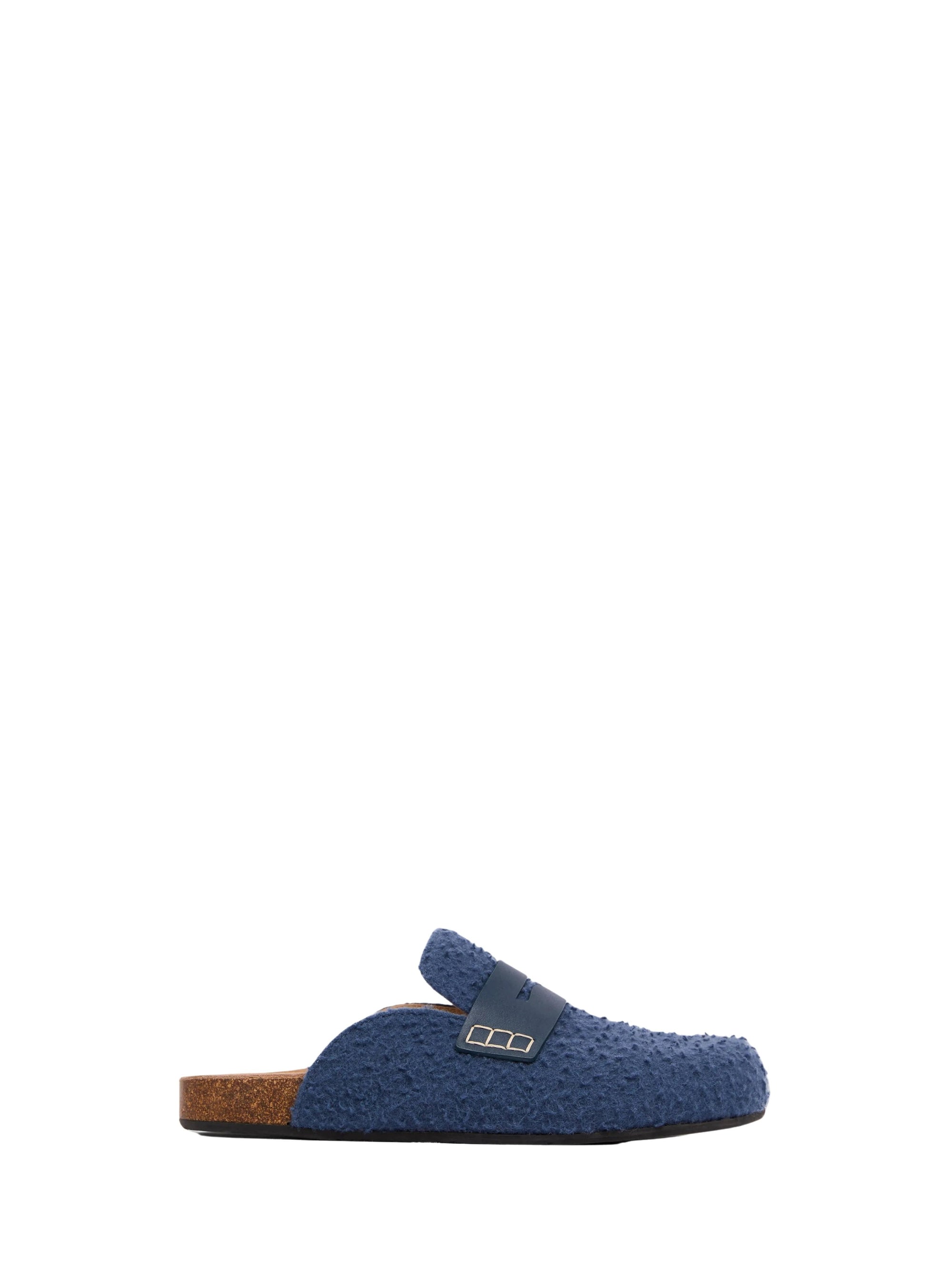 Mocassins En Feutre W - Denim Blue