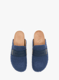 Mocassins En Feutre W - Denim Blue