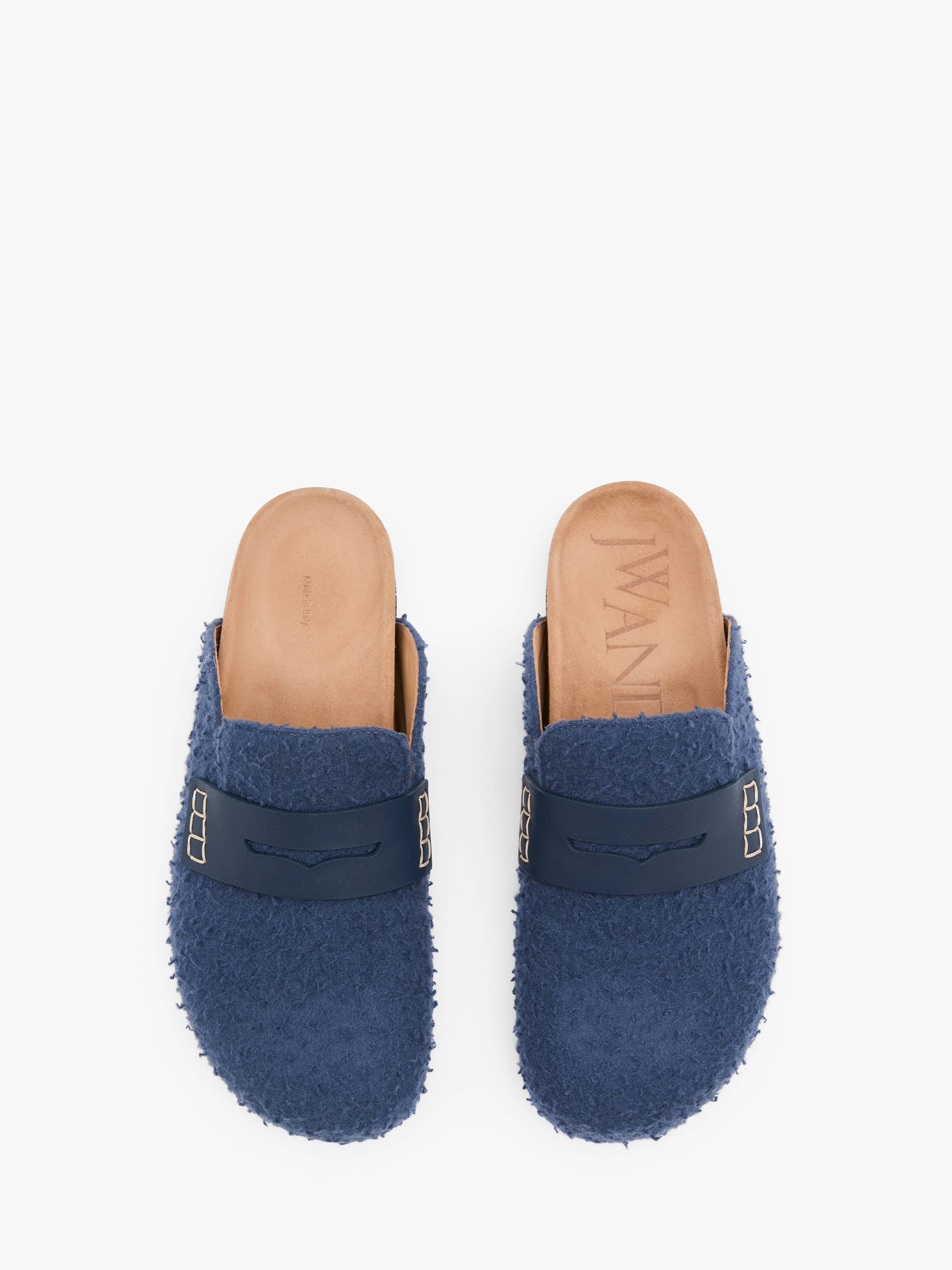 Mocassins En Feutre W - Denim Blue