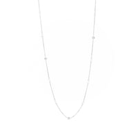 Collier Danaé serti de diamants - Or Blanc