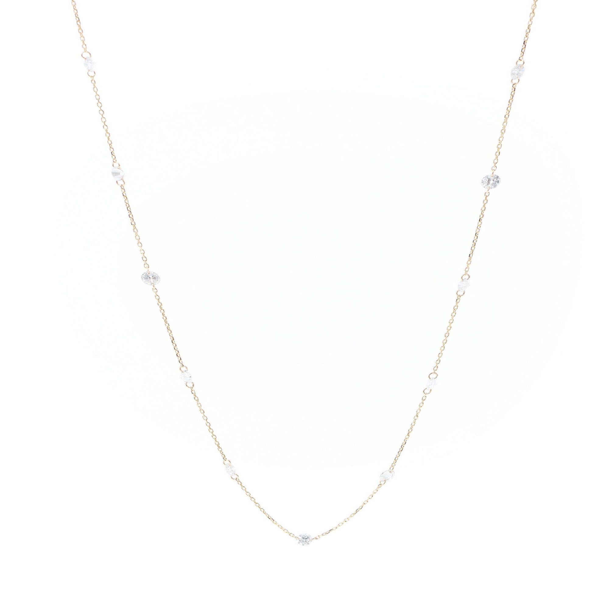 Collier Danaé serti de diamants - Or Jaune