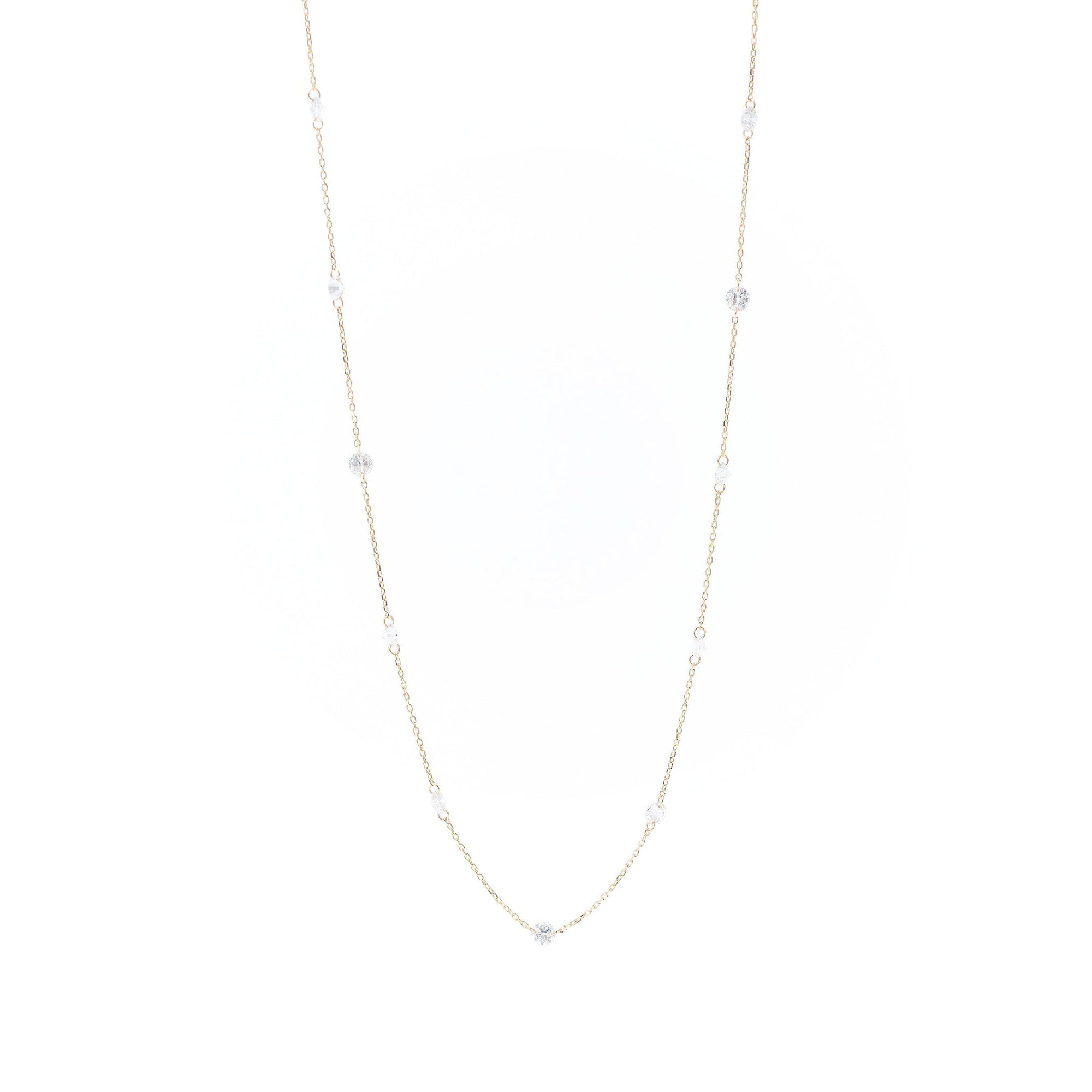 Collier Danaé serti de diamants - Or Jaune