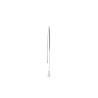 1qty RELIQUAT 450€/ QTY IN : 1-QTY OUT : 0- ST : 0% // Boucle d'oreille rigide 1 diamant-Blanc
