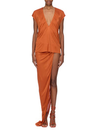 Jupe Hydra en maille - Orange