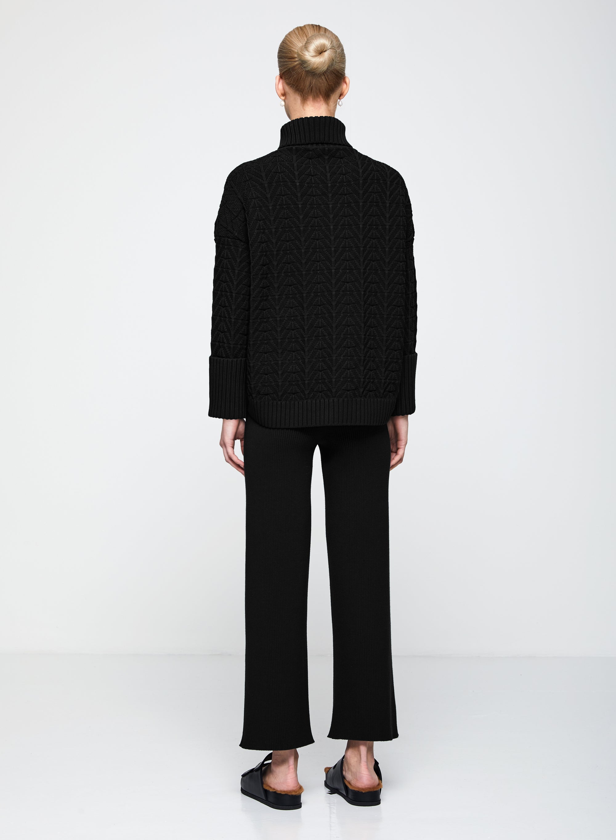 Pantalon Lia côtelé - Black