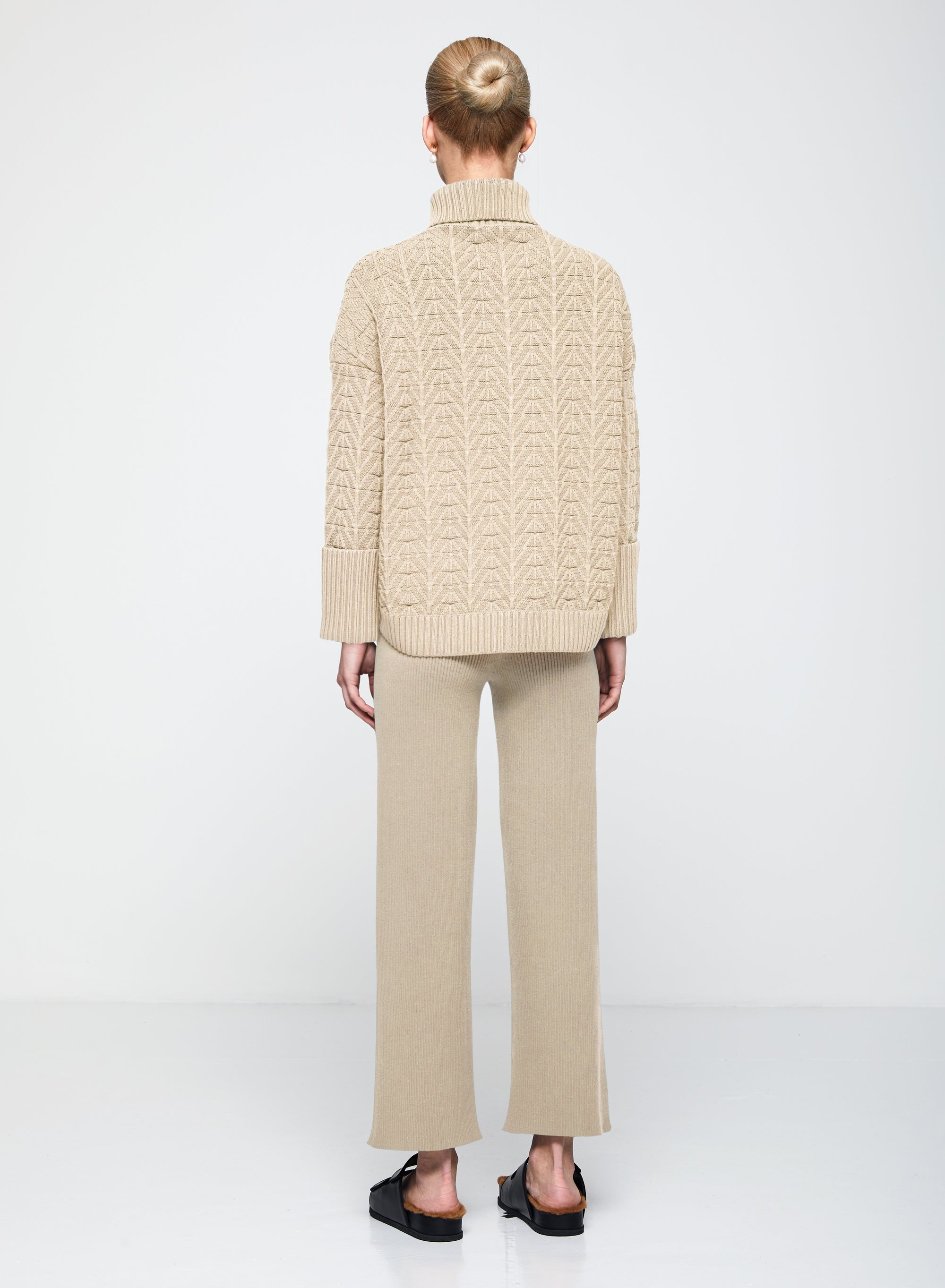 Pantalon Lia côtelé - Cream