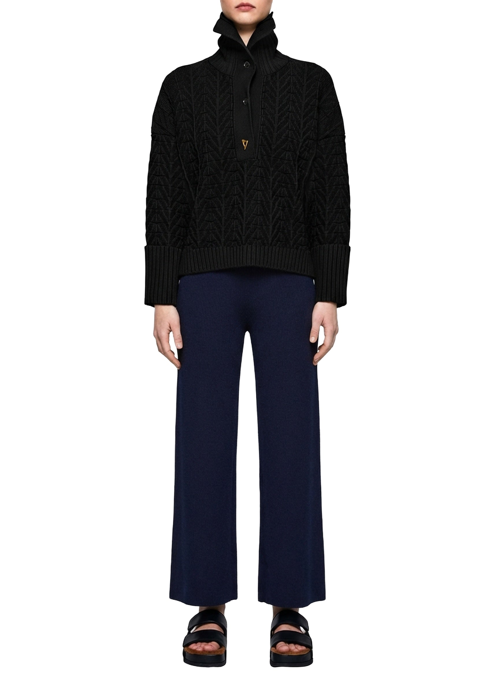 Pantalon Lia côtelé - Midnight Blue