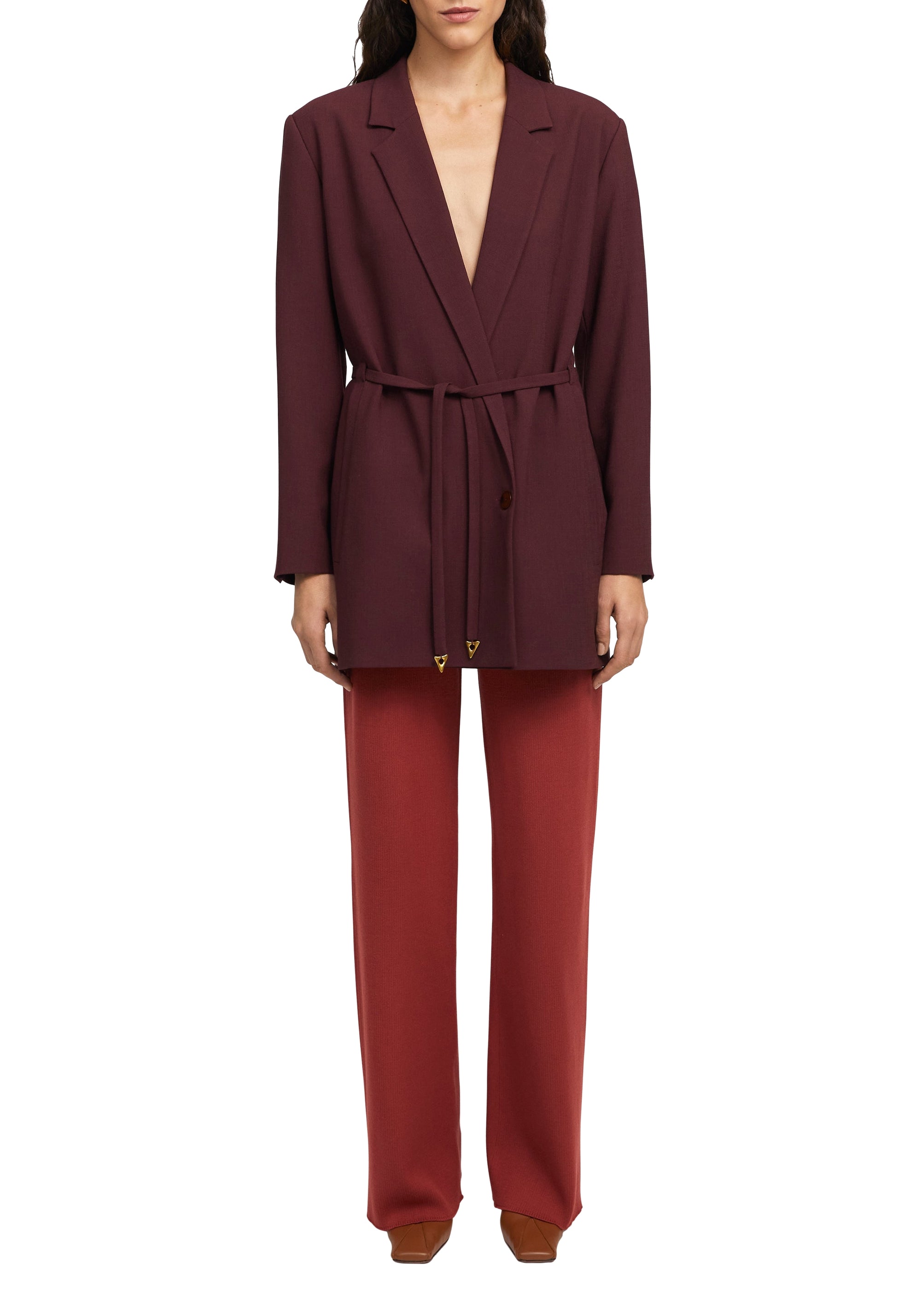 Pantalon droit Lia - Rosewood