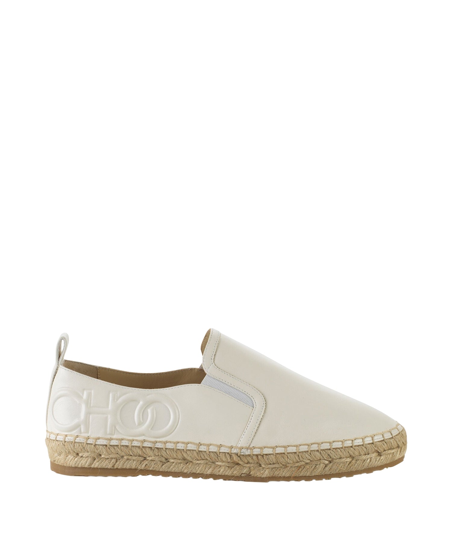 Lichi loafers in embossed leather - Milk