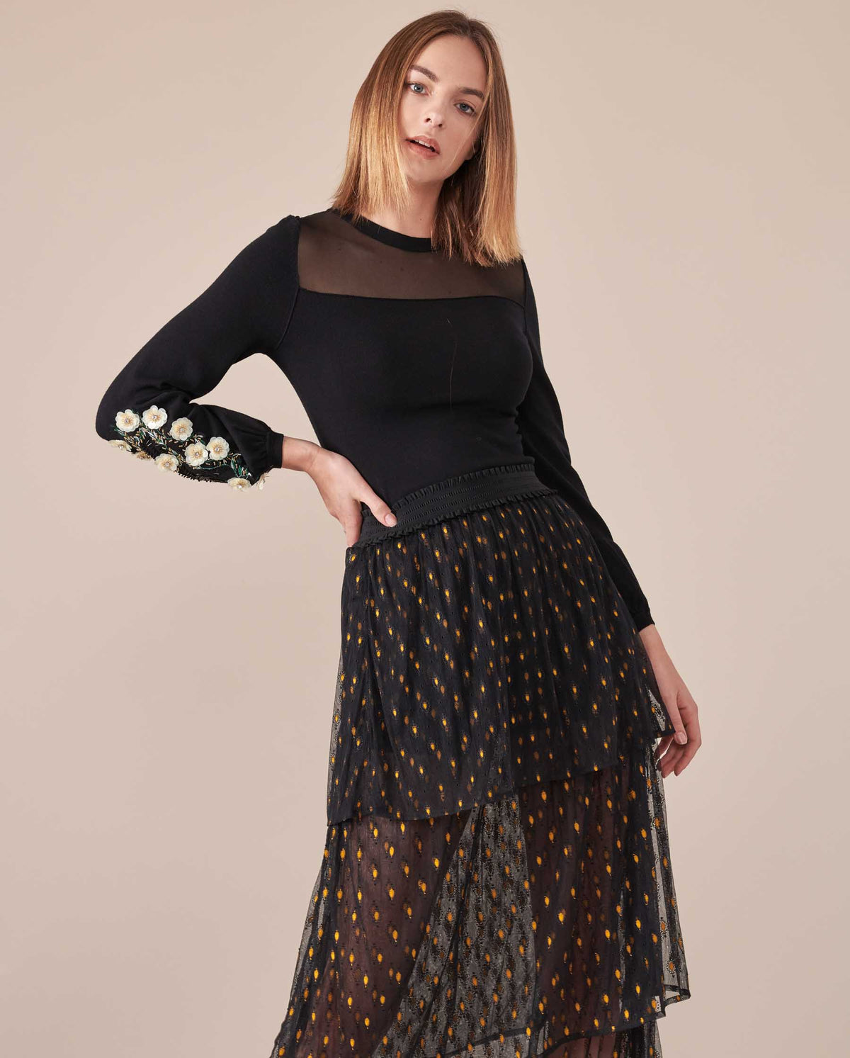 Safran / Jupe Lidora