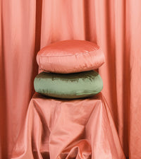 Rideau Malaparte en satin - Rose