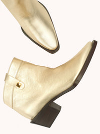 10qty DÉJÀ VU 290€ / Bottes Alexandra 60 en cuir Nappa - Gold