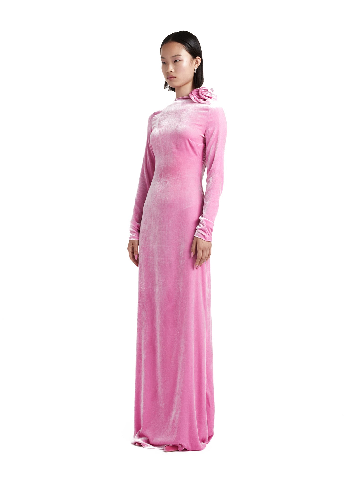 Robe longue Lilith - Rose