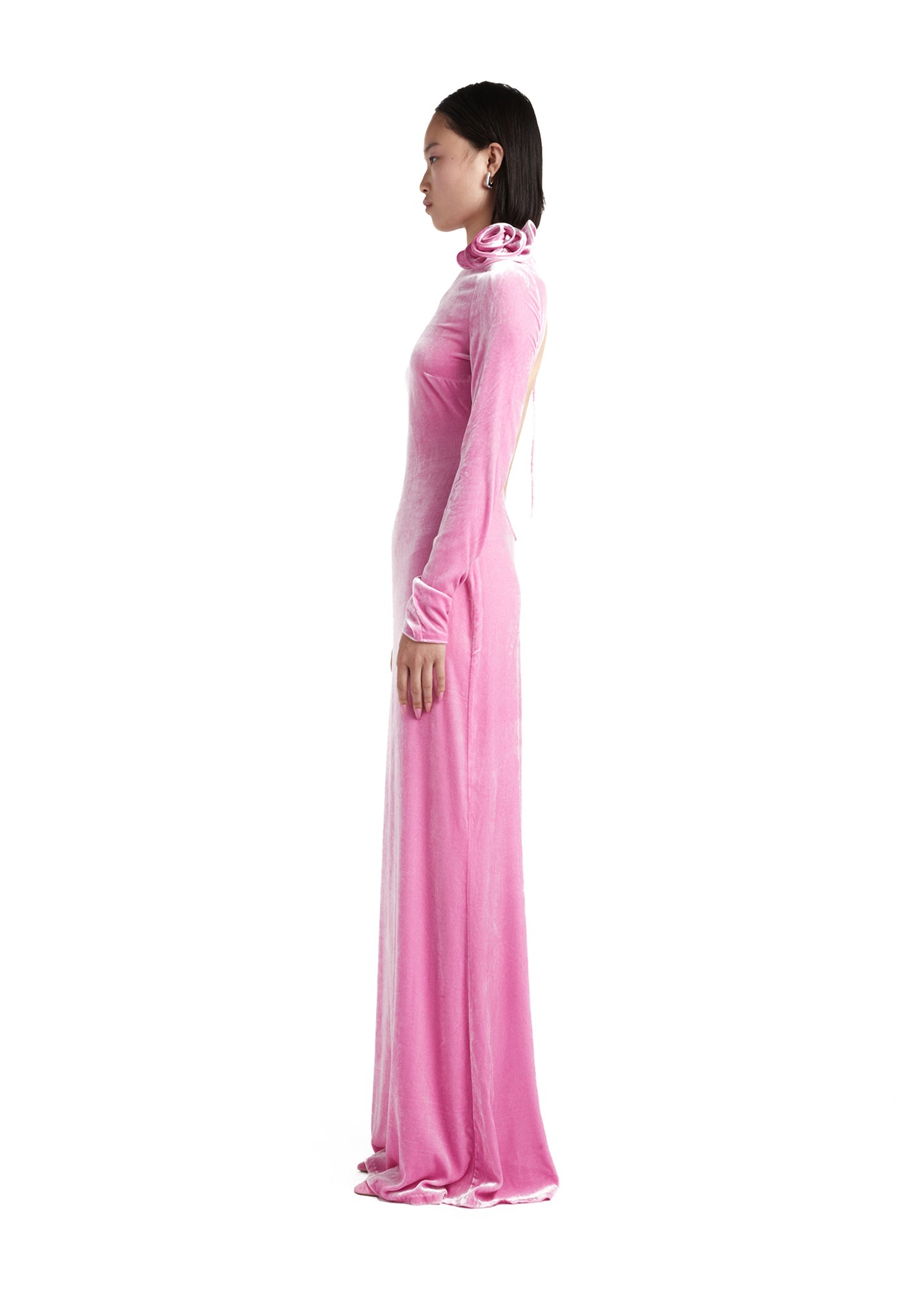 Robe longue Lilith - Rose