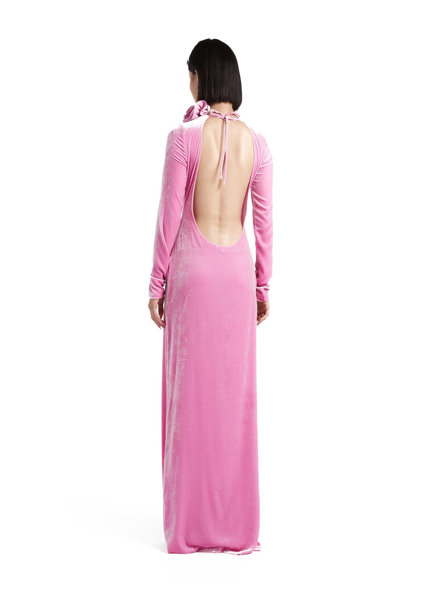 Robe longue Lilith - Rose