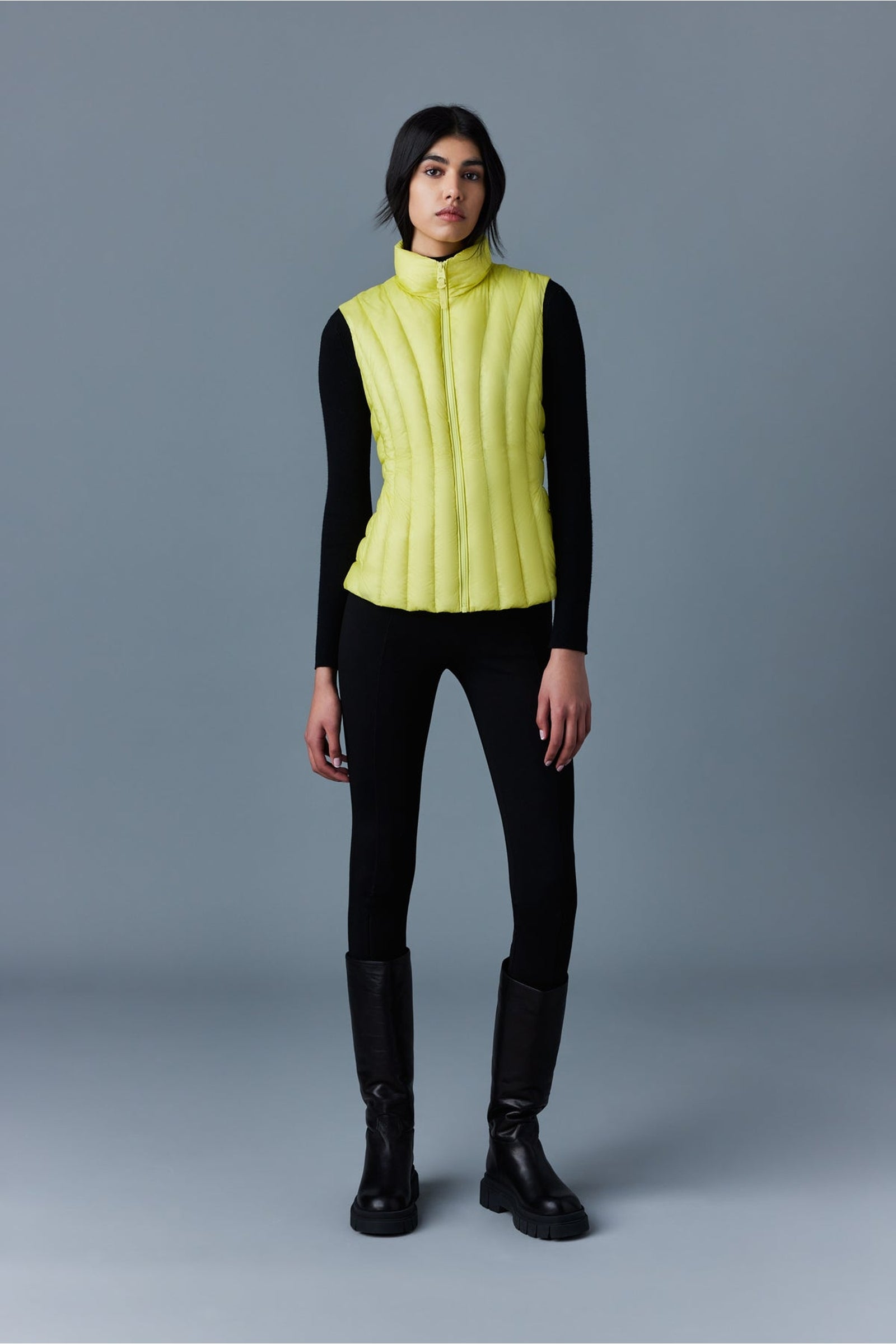 Veste Lilyan sans manches en duvet - Pale Lime