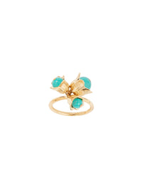 Bague Lily Of The Valley Bague Turquoise 1N - Or & Turquoise