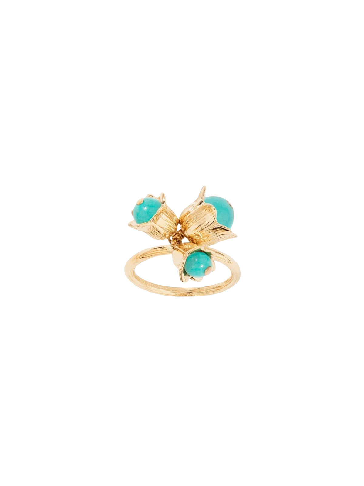 Bague Lily Of The Valley Bague Turquoise 1N - Or & Turquoise