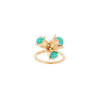 Bague Lily Of The Valley Bague Turquoise 1N - Or & Turquoise