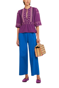 PURPLE LIMA BLOUSE