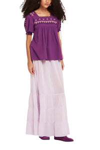 PURPLE LIMA TEE