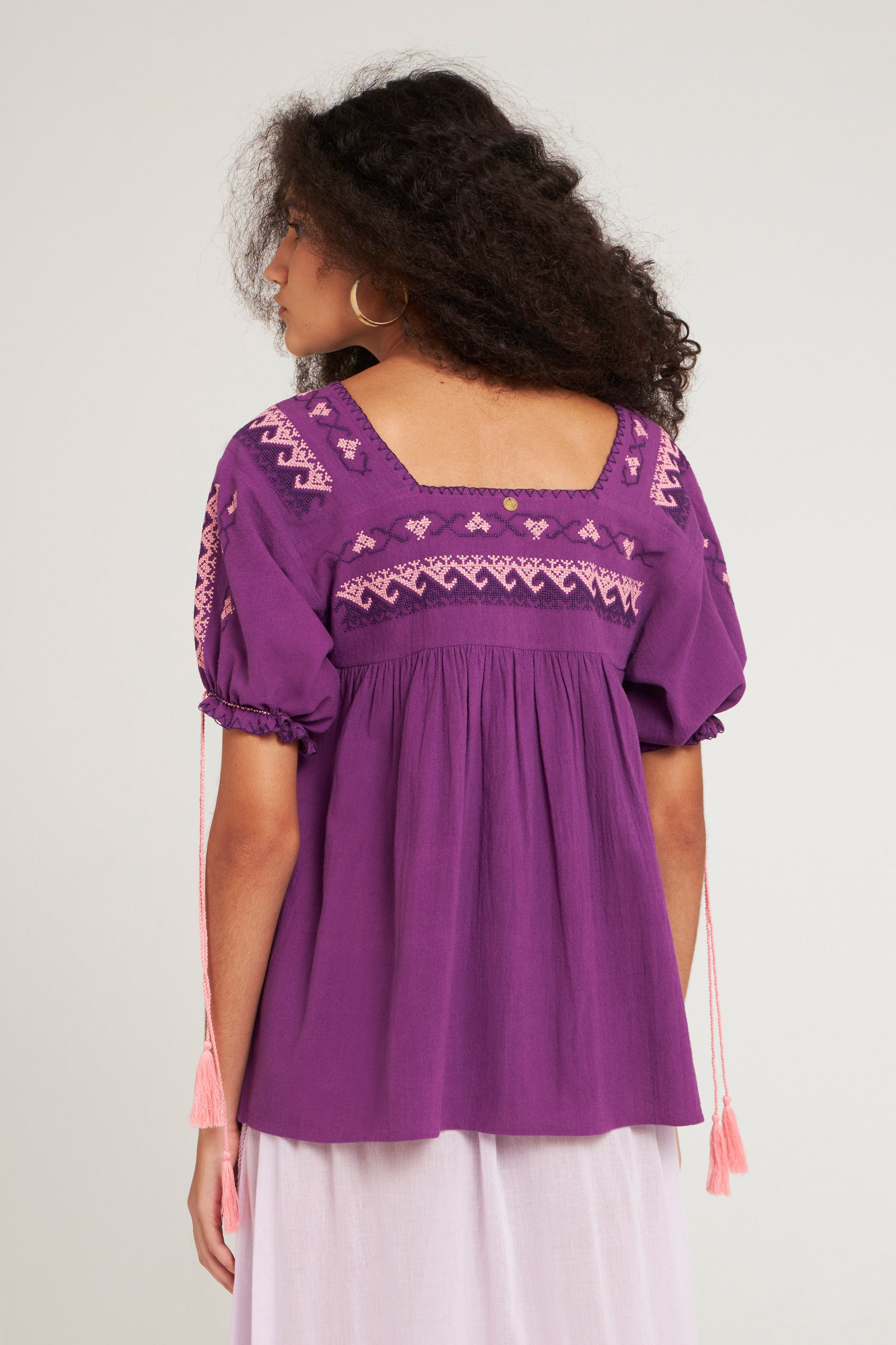 PURPLE LIMA TEE