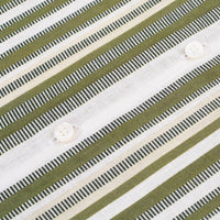 Chemise à rayures texturées en lin - Multicolore