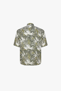 Chemise à motif en lin - Multicolore