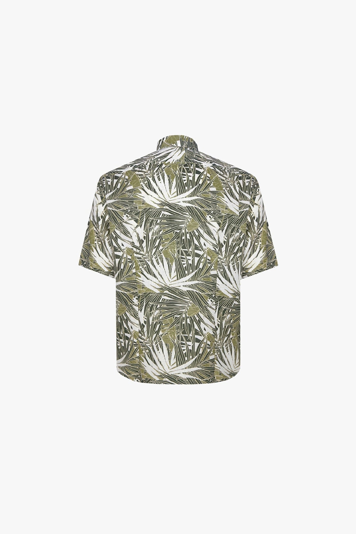 Chemise à motif en lin - Multicolore