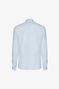 Chemise à broderie en lin - Blanc
