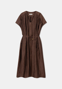 Robe longue Linda ceinturée en lin - Sienna