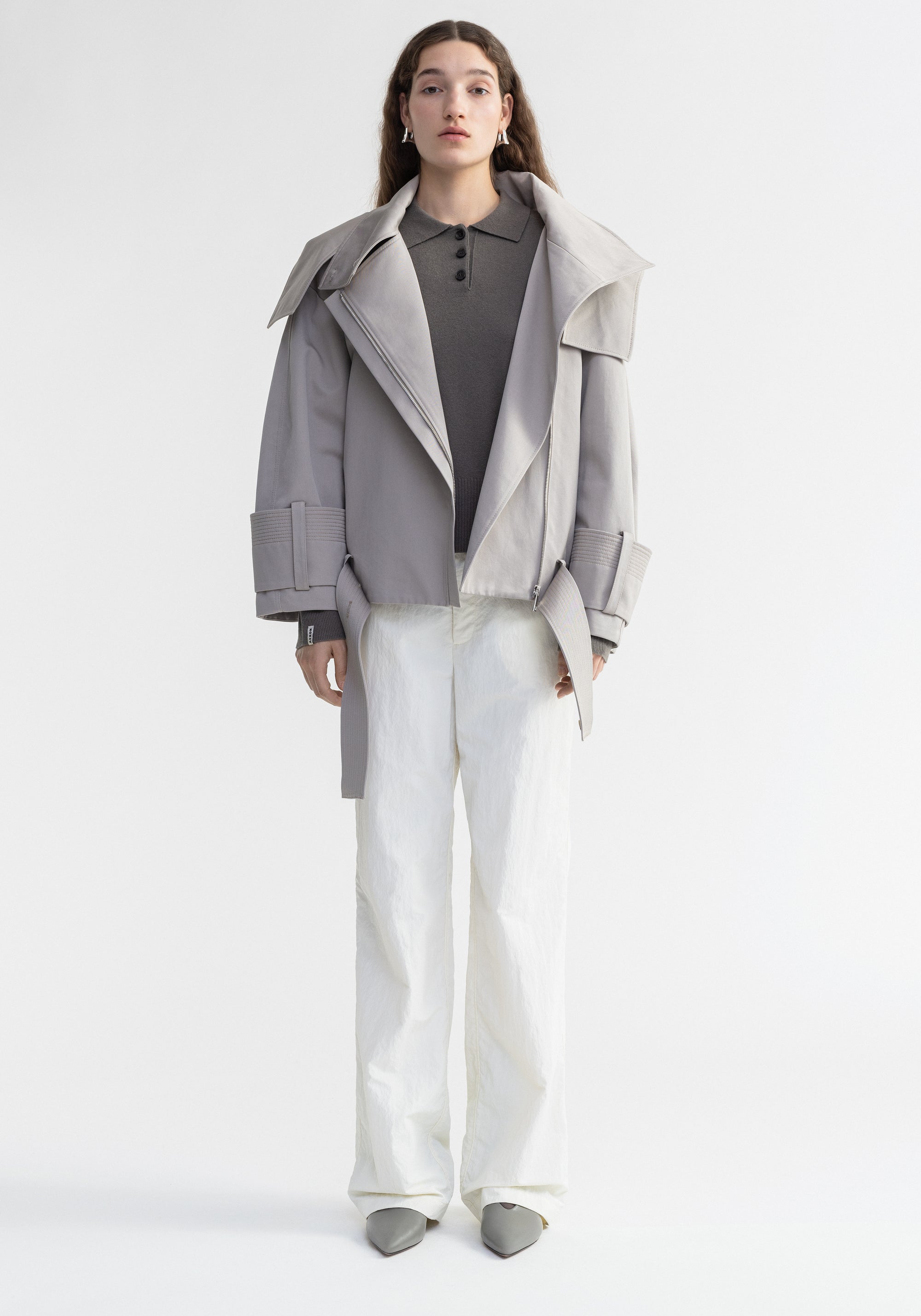 Veste Linden à capuche - Ash