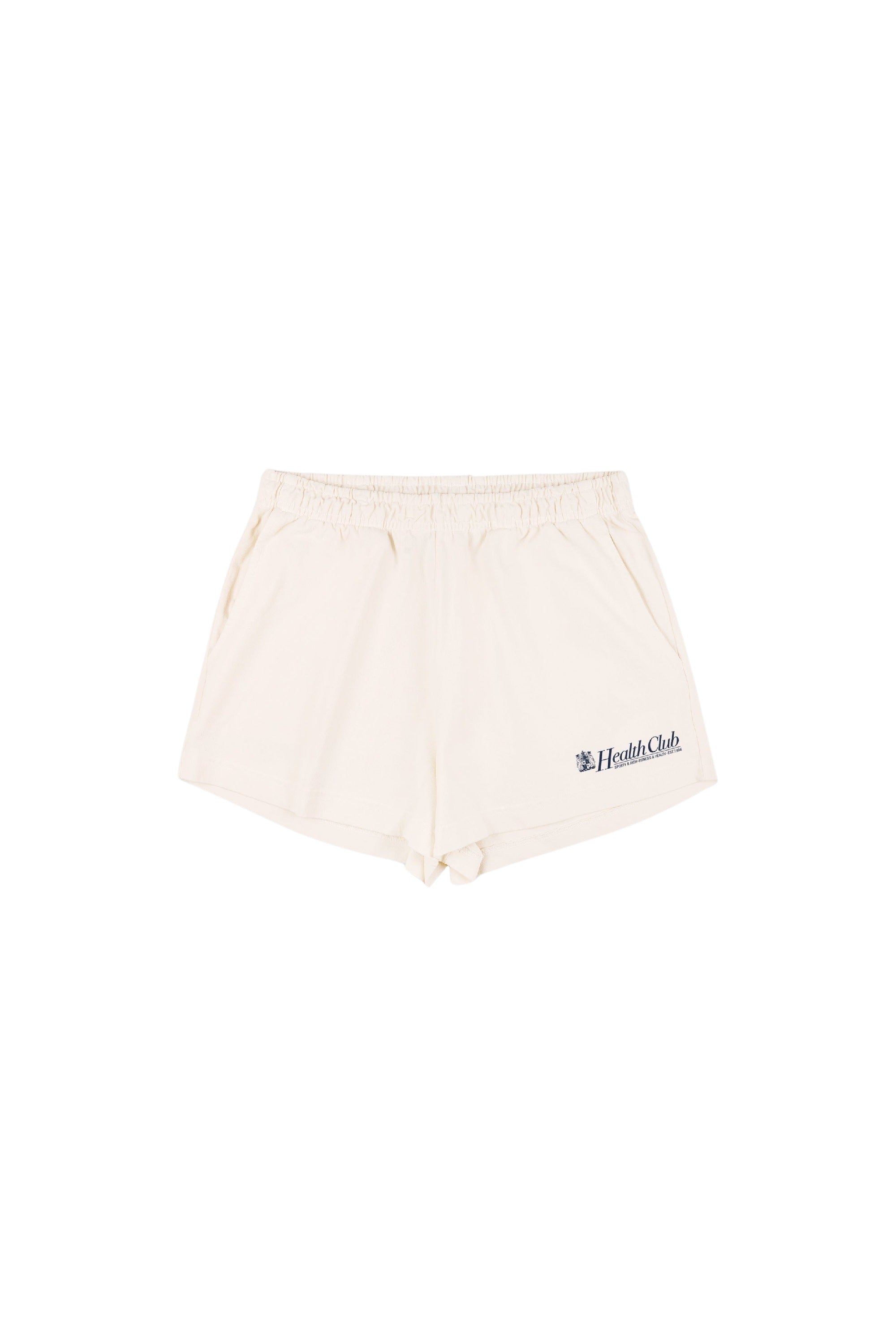 Short à poches avec impression - Cream