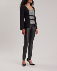 Blazer Lisa à manches longues - Black