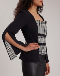 Blazer Lisa à manches longues - Black