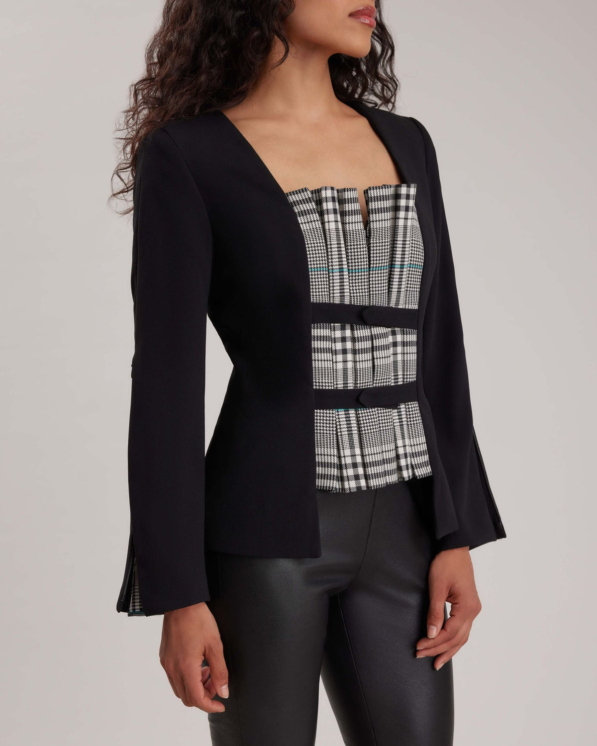 Blazer Lisa à manches longues - Black