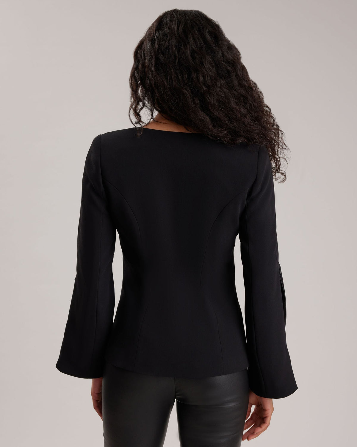 Blazer Lisa à manches longues - Black
