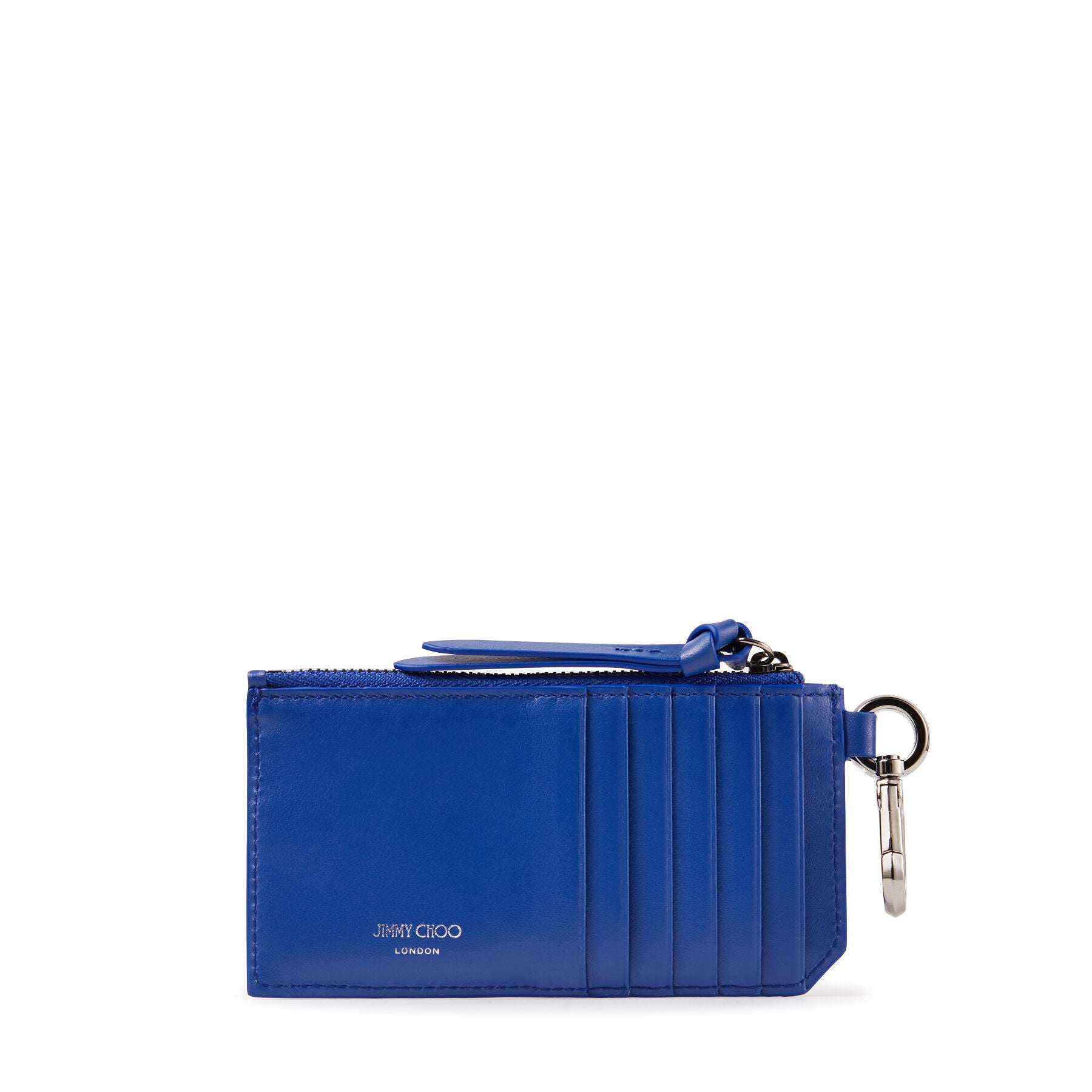 Lise Leather Card Case 85 - Blue & White
