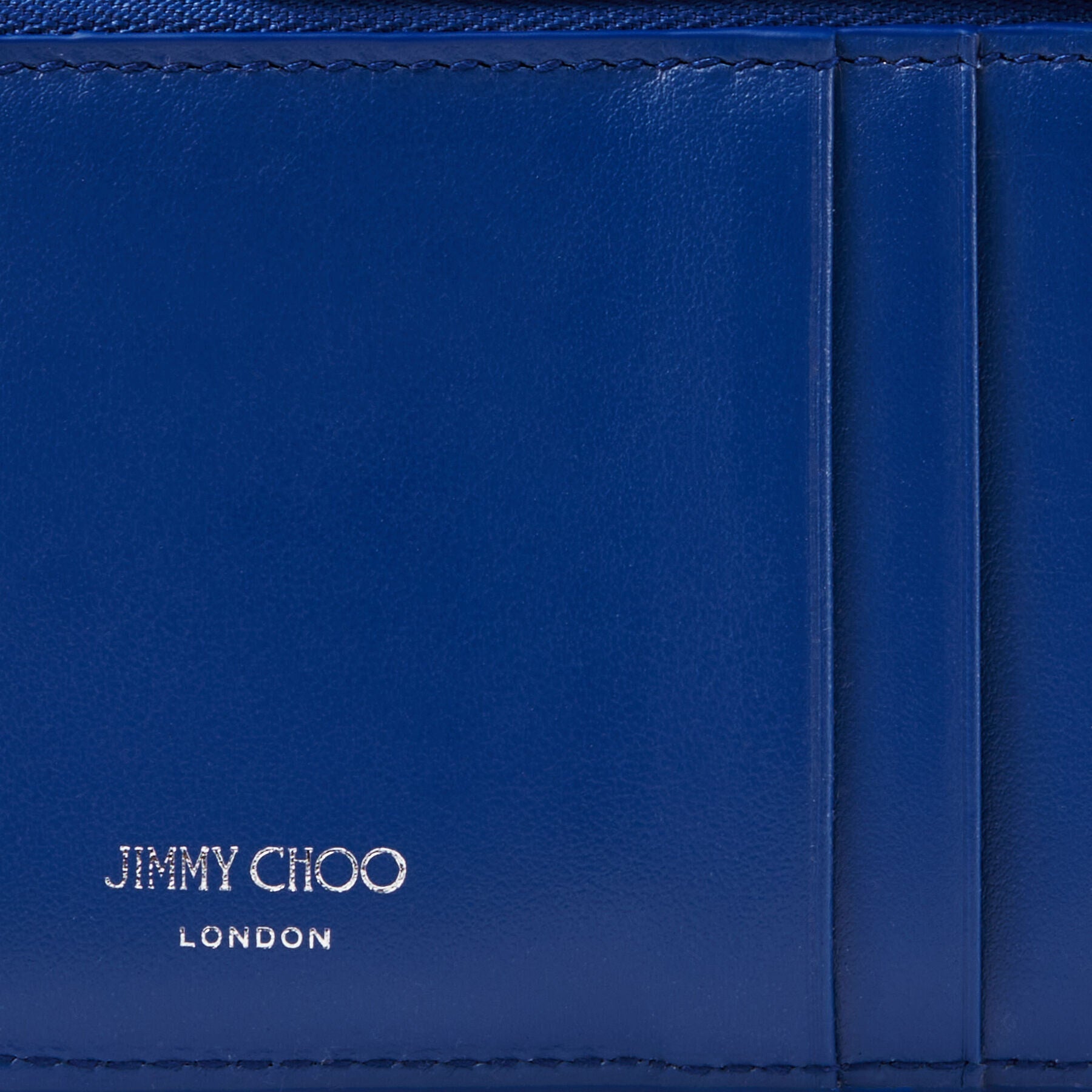 Lise Leather Card Case 85 - Blue & White