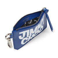 Lise Leather Card Case 85 - Blue & White
